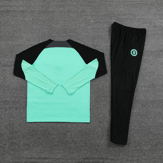 23/24 Chelsea Half-Pull Training Suit Jersey 1:1 Thai Quality Set Football Shirt 