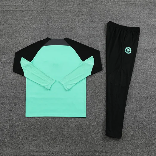 23/24 Chelsea Half-Pull Training Suit Jersey 1:1 Thai Quality Set Football Shirt 