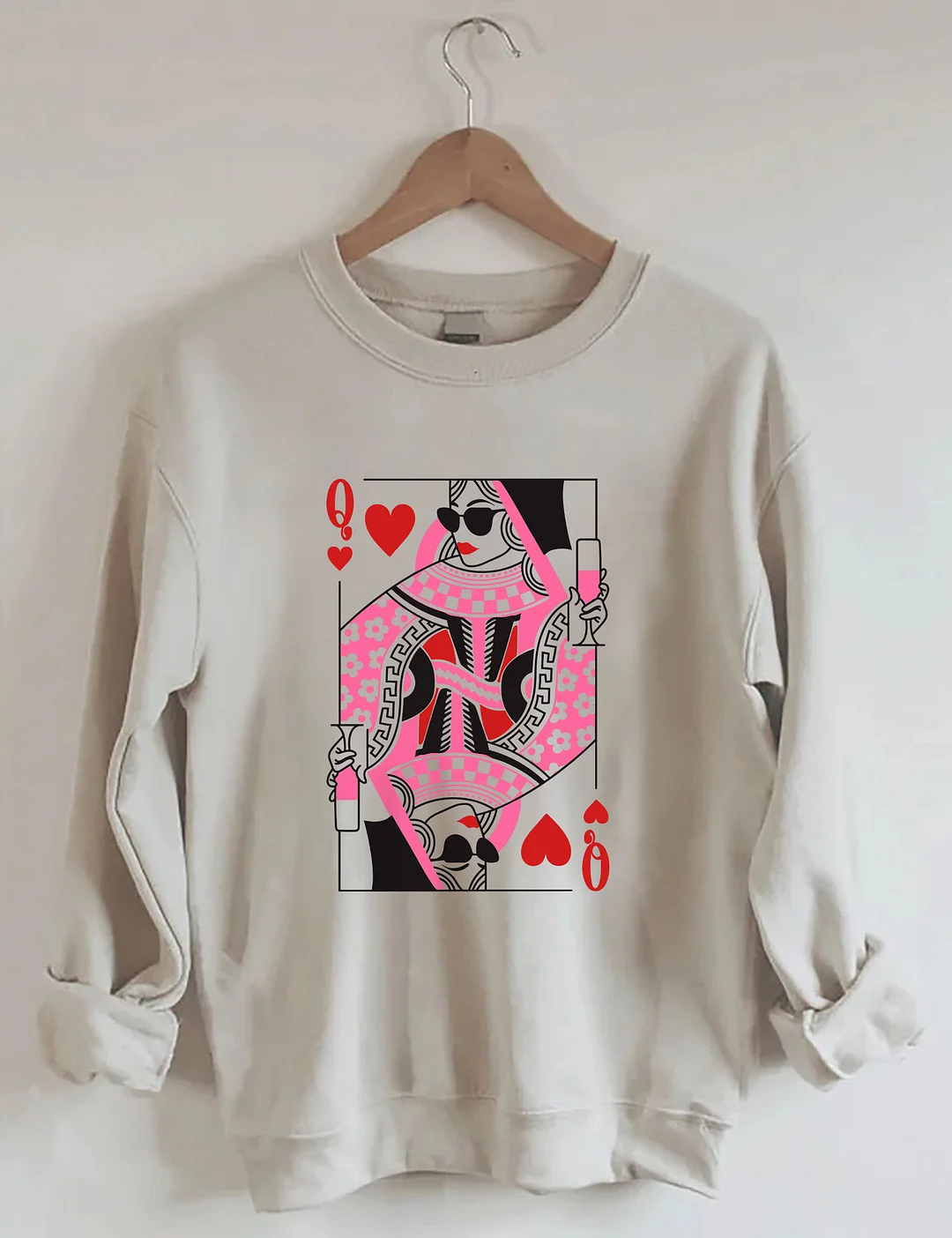 Queen Of Hearts Sweatshirt