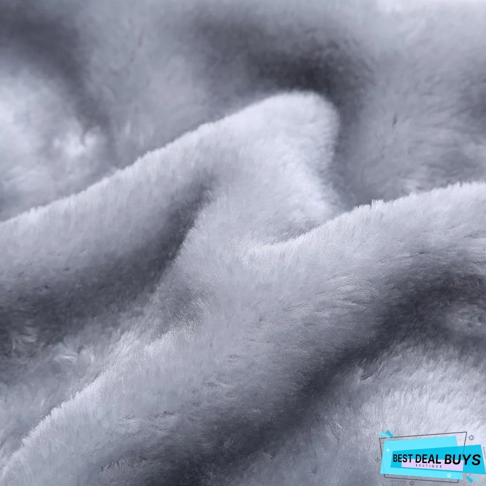 Men Fleece Warm Printed Coat Hooded Pullover Hoodie Sweatshirts Sweatpants Suit