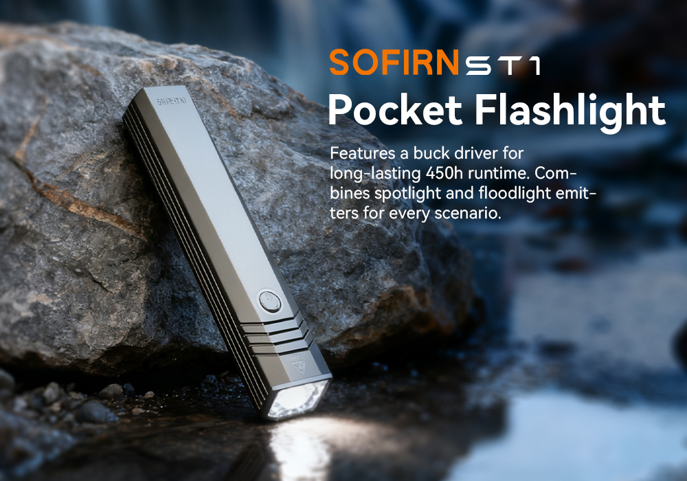 Revolutionize Your EDC: Meet the Cyber SOFIRN ST1 Flat Flashlight