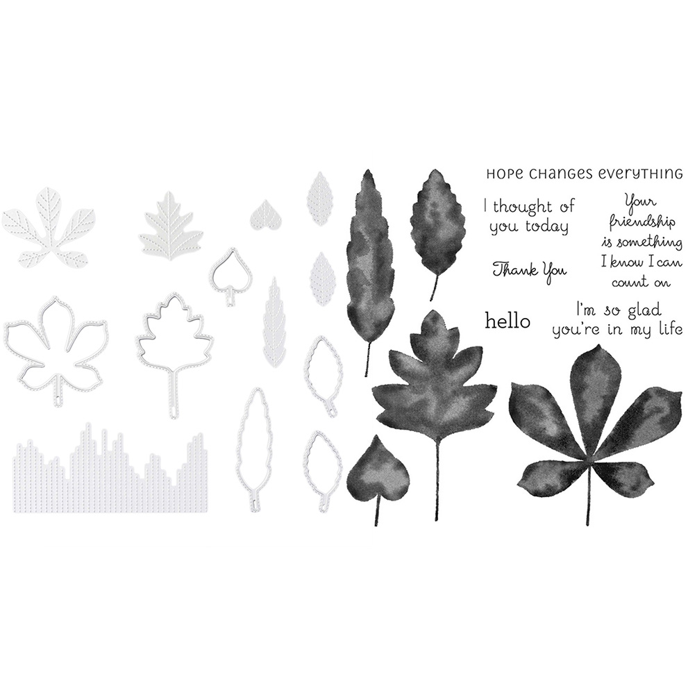 

Tree Leaves (Cutting Die+Seal) - Paper Craft Cutting Dies, 501 Original
