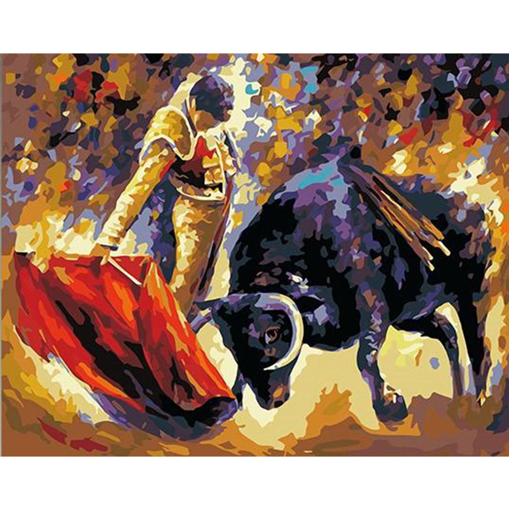 

50*40CM - Paint By Numbers - Spanish Bullfight, 501 Original