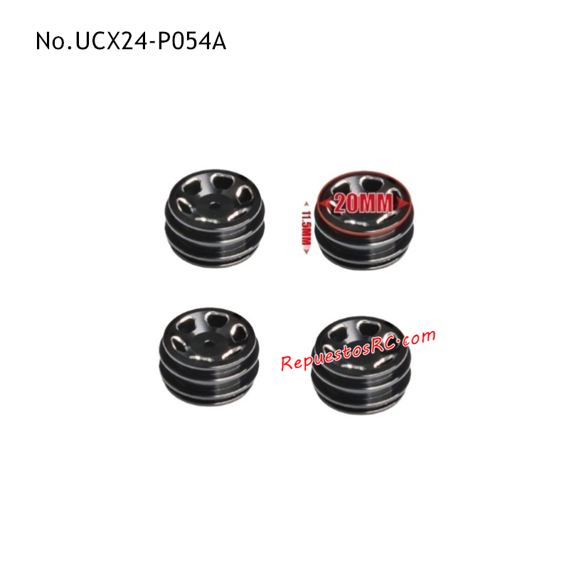 UDIRC UCX2402 Piezas de Mejora para Coches RC Cubos de Rueda UCX24-P054A UCX24-P054B