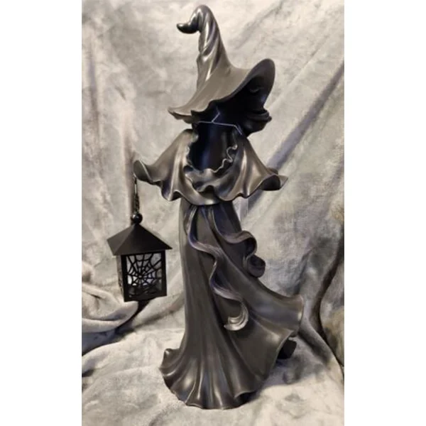 Cracker Barrel Halloween 2023 Witch With LED Lantern Decoration