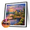 Diamond Painting-Square AB Drill Garden House(45*45CM)
