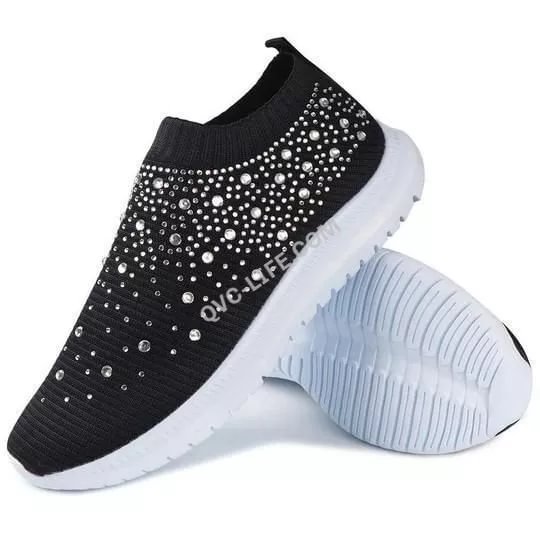 WOW!! | LAST DAY 50% OFF | CRYSTAL BREATHABLE ORTHOPEDIC ARCH-SUPPORT SLIP ON WALKING SHOES