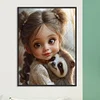 Diamond Painting-DIY Full Round Drill Cute Doll