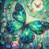 Butterfly- Square AB Drills Diamond Painting(35x35cm)