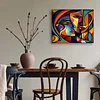 Three Abstract Figure Paintings-Paint by Numbers Acrylic Painting 40*50CM