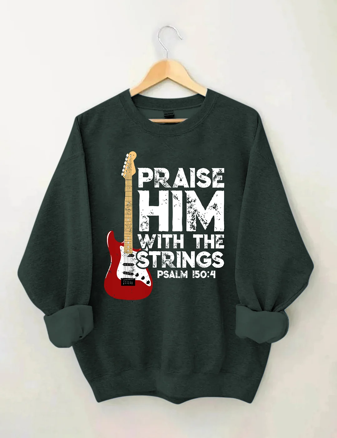 Praise Him With The Strings Sweatshirt