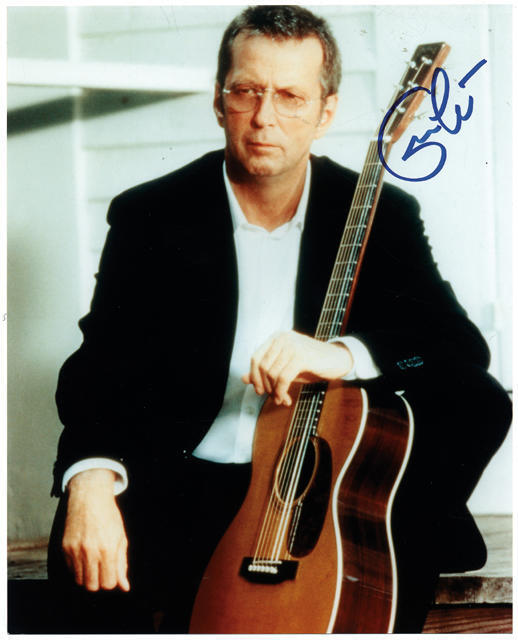 ERIC CLAPTON Signed Photo Poster paintinggraph - Rock Singer / Composer / Guitarist - preprint