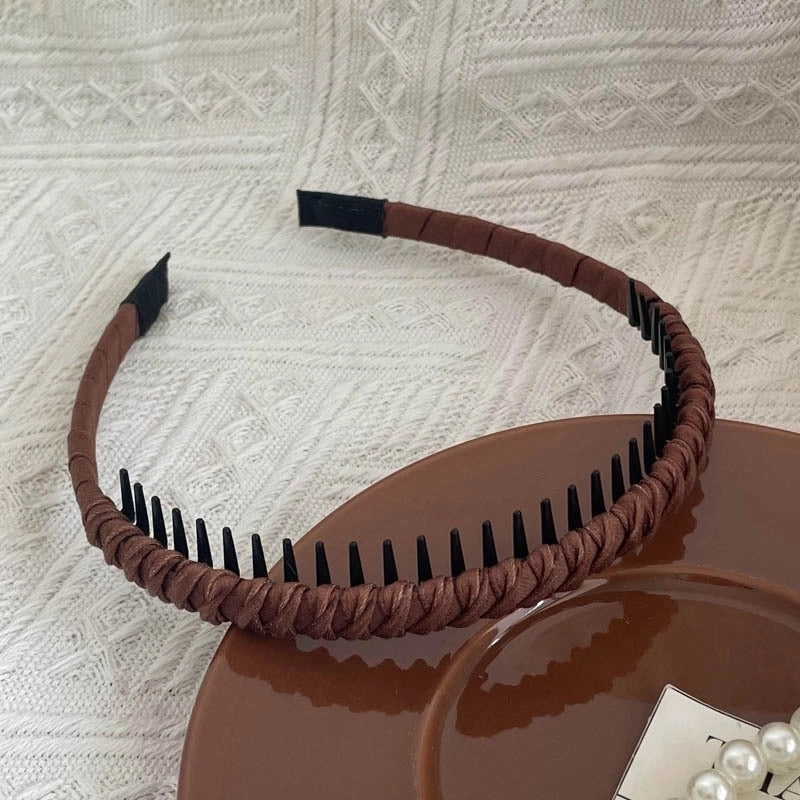 Elegant Retro Solid Color Cloth Hair Band