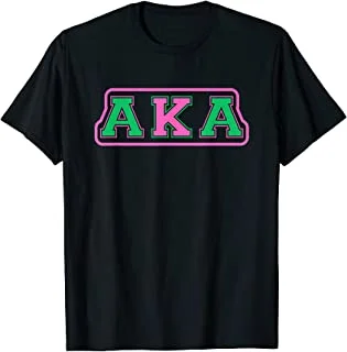 Aka fashion printed round neck short sleeve T-shirt