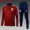 2025/2026 Arsenal Half-Pull Training Suit Deep Red Football Shirt 1:1 Thai Quality