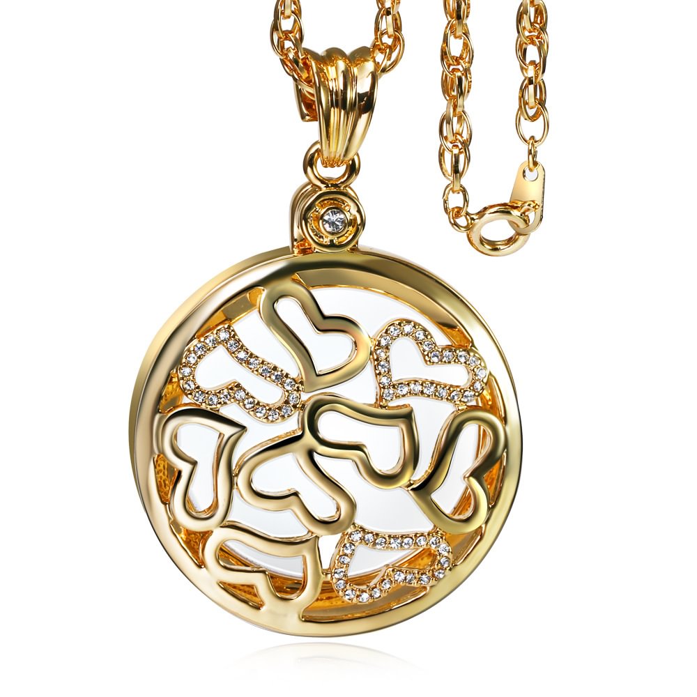 Letclo™ Heart-Shaped Magnify Glass Necklace letclo Letclo