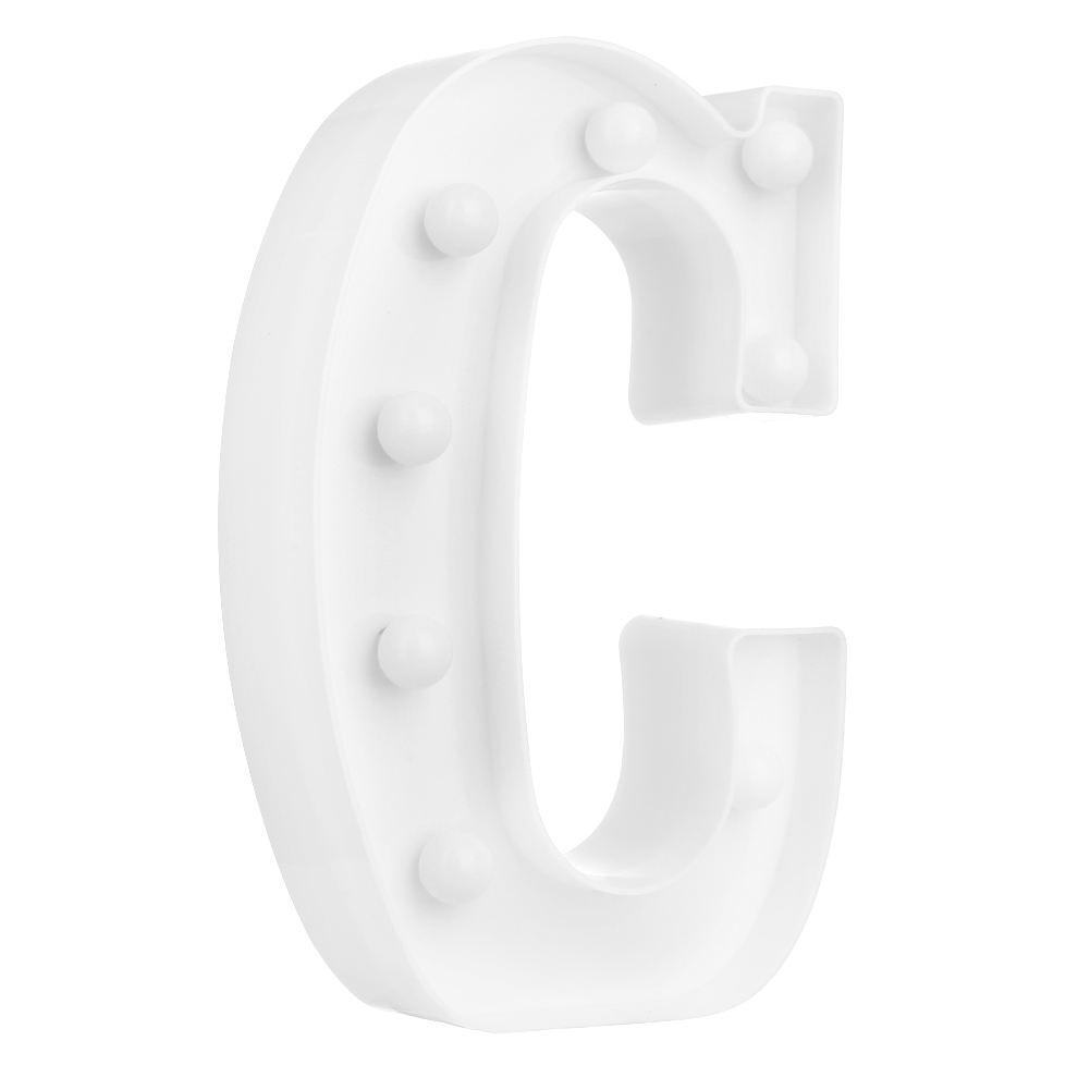 

Alphabet Letter LED Marquee Sign Lamp Wedding Party Decoration Night Light, 501 Original