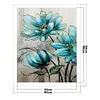 Flower-3 strands 11CT Stamped Cross Stitch-40*50CM