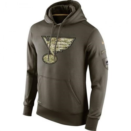 Men's St. Louis Blues  Salute To Service NHL Hoodie