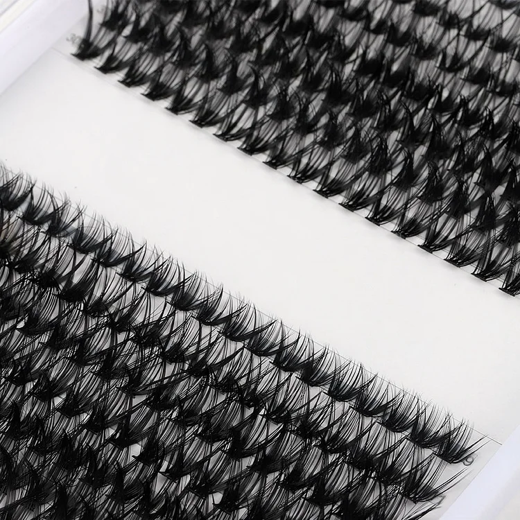 DIY Cluster Lash Extension Kit 8&ndash;16mm | C/D Curl | 20D Soft Natural Segmented Lashes