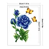 (US Local)Flower - 9CT Partial Beaded Cross Stitch Kit(30x35cm)