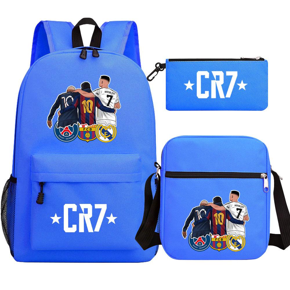 Mayoulove Cristiano Ronaldo Backpack Lightweight Design Perfect for School and Outdoor Activities-Mayoulove