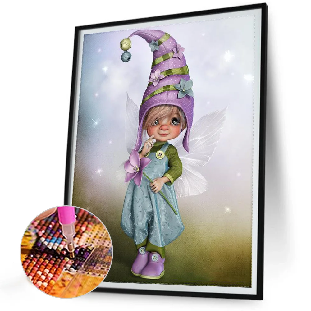 Diamond Painting - Full Round Drill - Elf Doll(Canvas|30*40cm)
