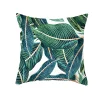 Green Plants Printed Home Living Creative Sofa Cushion Pillow Cover