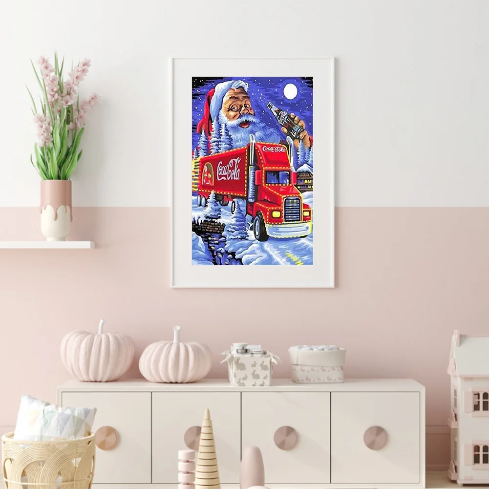 Diamond Painting - Full Round Drill - Santa Claus(30*50cm)