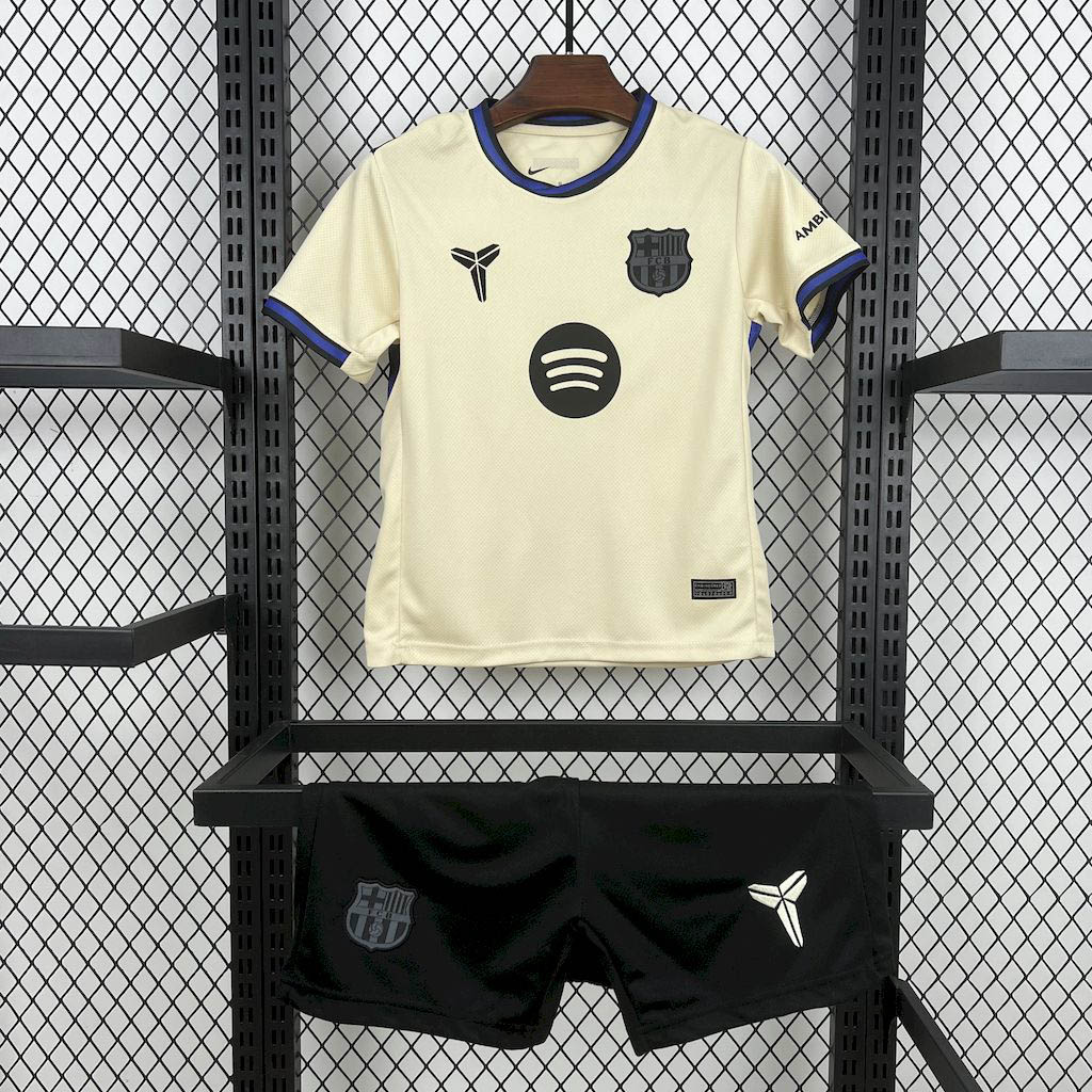 2025-2026 KIDS FC Barcelona Away Football Shirt 1:1 Thai Quality- Maxi Kit