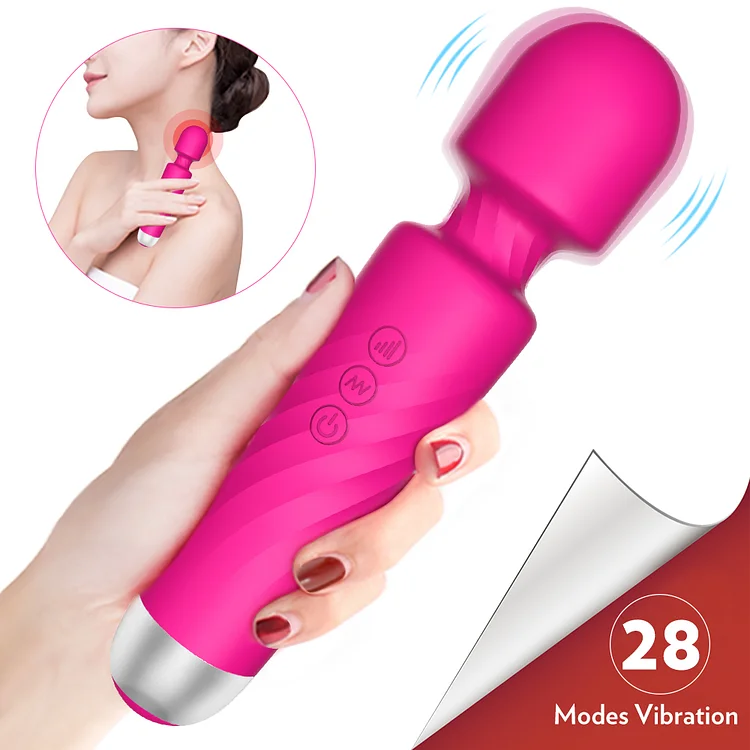 Rechargeable Personal Hot Sale Silicone Waterproof Body Neck Head Massager Vibrator
