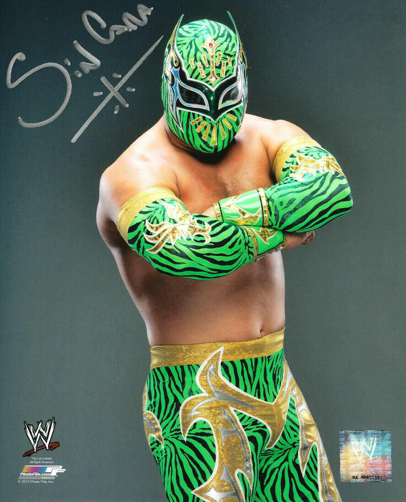 WWE SIN CARA HAND SIGNED AUTOGRAPHED 8X10 Photo Poster paintingFILE Photo Poster painting WITH PROOF AND COA 4