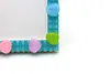 Starfish DIY Building Block Photo Frame Kit,Creative Handmade Assembled Photo Frame Handmade Craft Gift Home Tabletop Display Decor