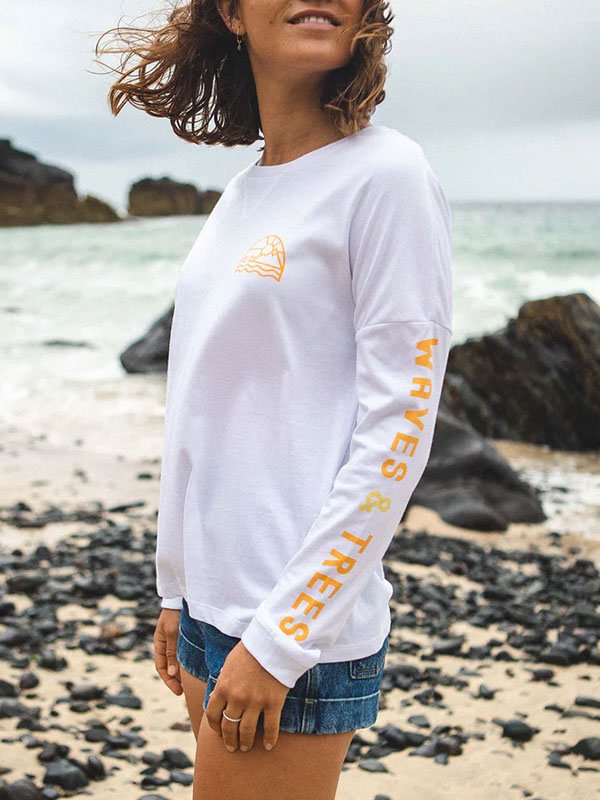 Round neck casual outdoor ladies tops