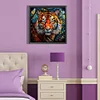 Diamond Painting-DIY Full Round Drill Tiger(40*40 CM)
