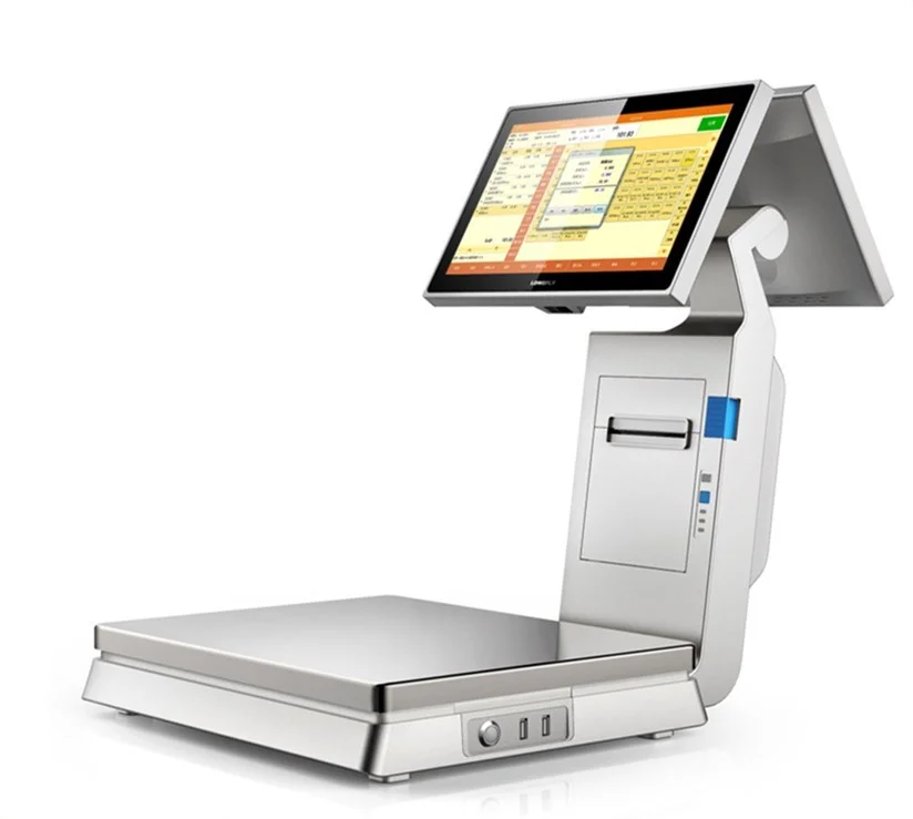 RFID cash register pos system RFID All in one pos scale store pos scale