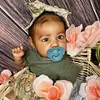[Heartbeat & Sound] African American Reborn Baby Doll Girl 20" Soft Weighted Body Realistic, Cute Lifelike  Silicone Doll - RBBI-Myrebornbabydoll&reg; Myrebornbabydoll&reg;
