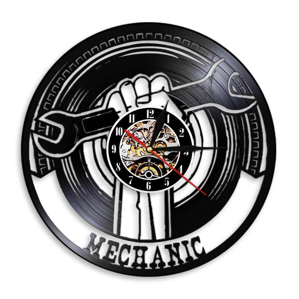 

Car Service Repair - Vinyl Record Wall Clock - Without LED, 501 Original