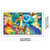(Big Size)Winnie the Pooh - 11CT Stamped Cross Stitch - 60*35cm