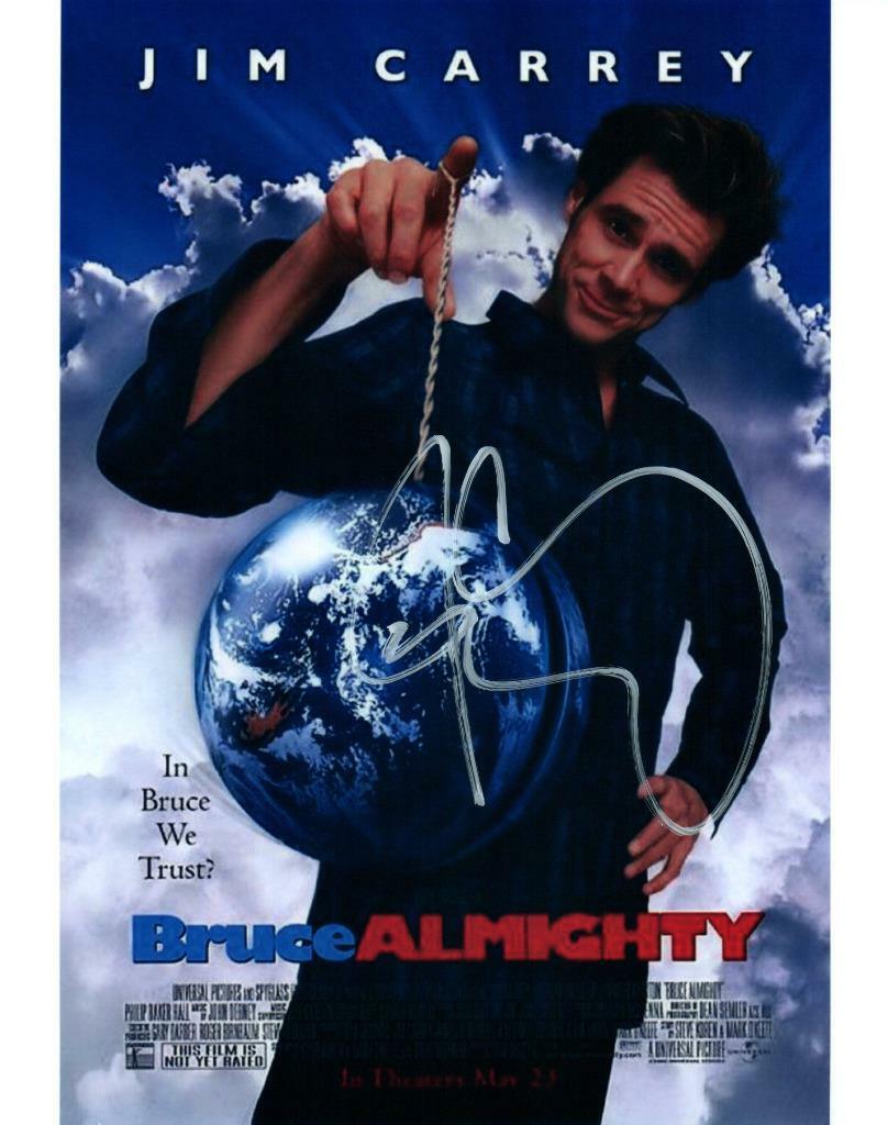 Jim Carrey signed 8x10 Picture Photo Poster painting autographed includes COA