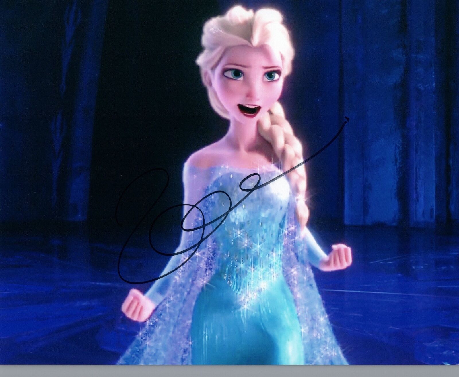 Idina Menzel Signed Autographed 8x10 Photo Poster painting Elsa Frozen Wicked Rent COA VD