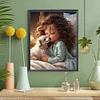 Diamond Painting -DIY Full Round Drill Sweet Girl(50*40 CM)