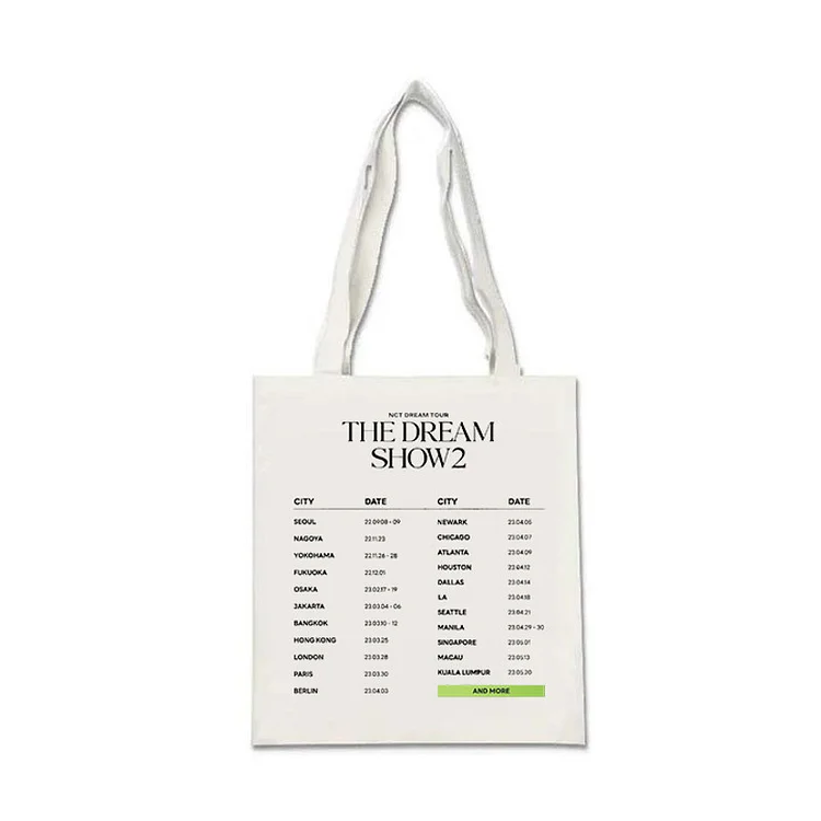 NCT DREAM 2023 World Tour THE DREAM SHOW2 : In A DREAM Tote Handbag