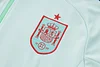 Joyfball 2024/2025 Spain Long Zipped Jacket Light Green Soccer Jersey 1:1 Thai Quality 