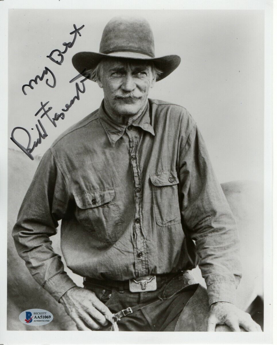 Richard Farnsworth Signed Autographed 8X10 Photo Poster painting The Grey Fox BAS AA51069