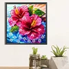 Hibiscus-Crystal Rhinestone Diamond Painting