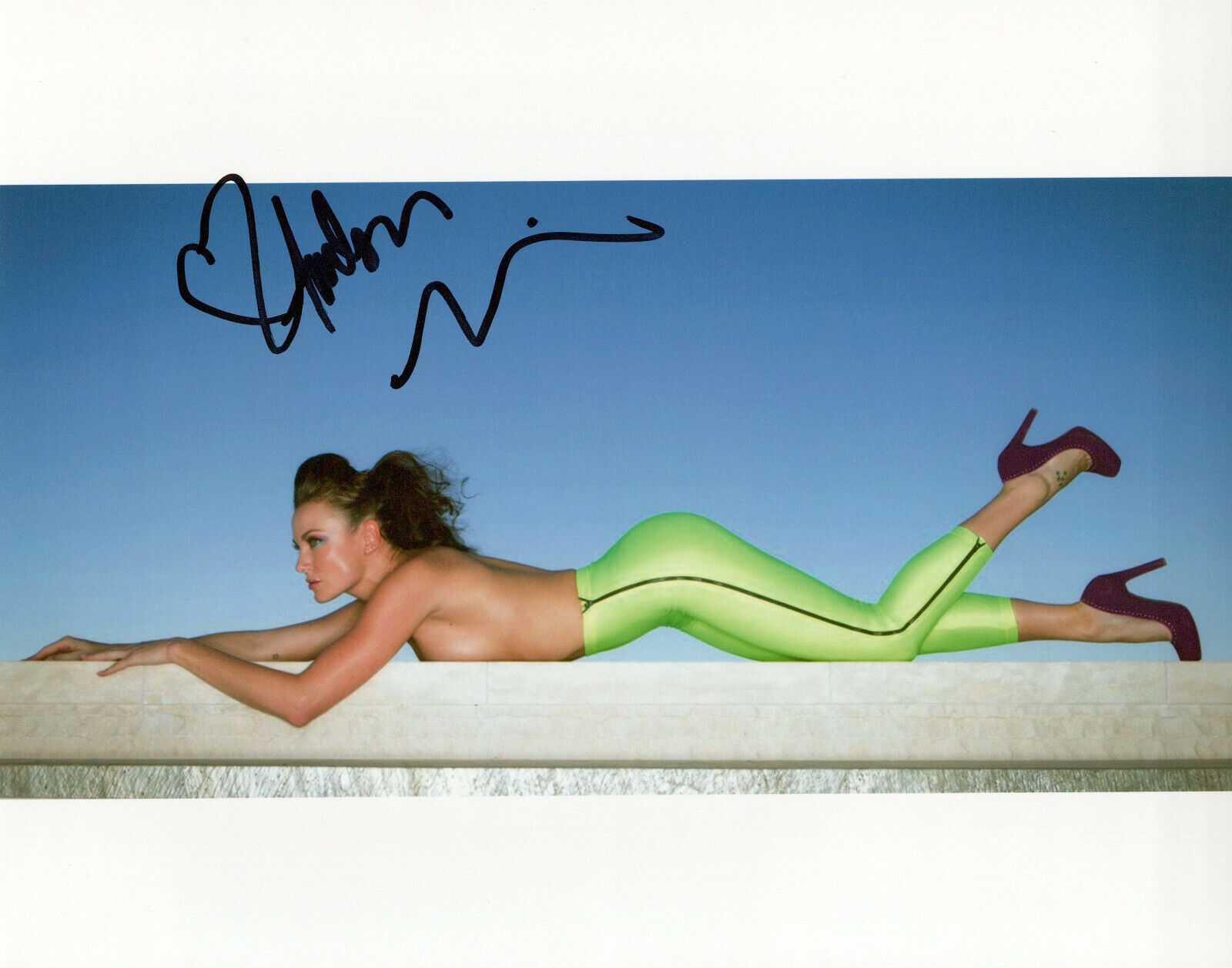 Amber Nichole Miller glamour shot autographed Photo Poster painting signed 8x10 #5