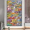 (Big Size)Pokemon-Full Round Diamond Painting 100*170CM
