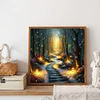 Diamond Painting -5D Full Round Drill Candlelight Forest