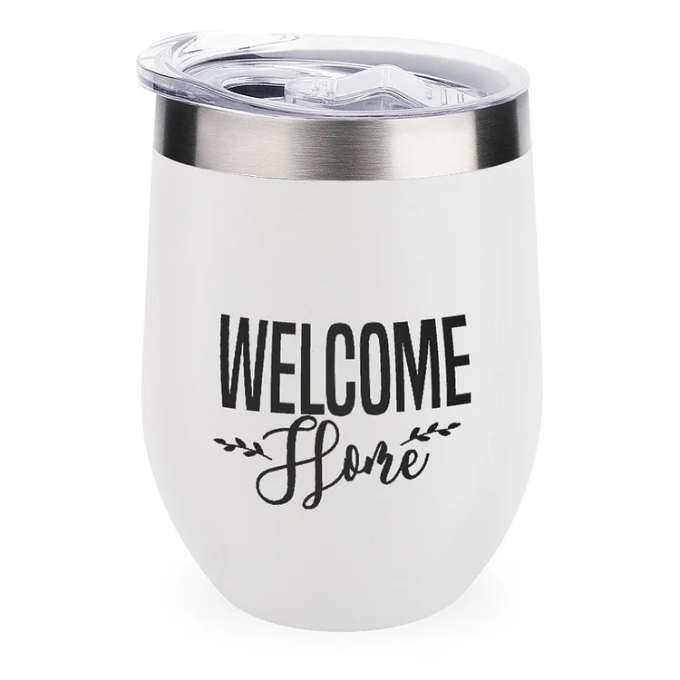 Welcome Home 11513370 Stainless Steel Insulated Cup Traval Mugs - Heather Prints Shirts